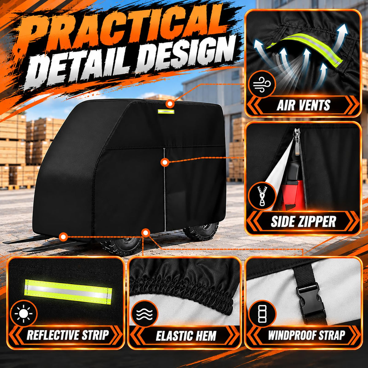 Forklift Cover for Dieci Hercules 100.10