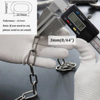 Safety Chain,garden Coil Chain Clothes Chain Dog Chain (shepherd Dog) Stainless Steel Chain Anti-theft Chain Pet Chain Stainless Steel Coil Chain Chain Dog Collar Load Bearing: 176 Lbs(80kg)
