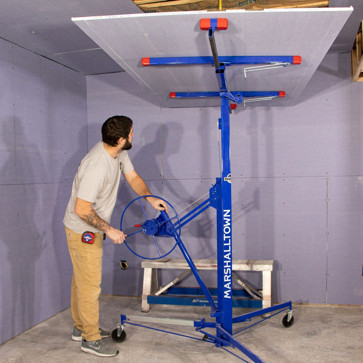MARSHALLTOWN Drywall Lift, 11 Foot, Drywall Tool, Assembled in the USA