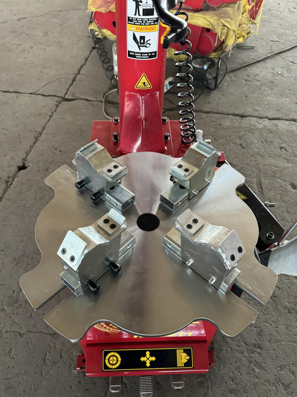 KT-T8019 Dual-System Changer Machine and KT-710 Portable Wheel Balancer for Car and Motorcycle Fits Tire Size 10-21", Motorcycle Inner Rim Diameter 6-24", with 2 Sets of Adapters