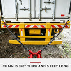 Shipping Container Lifting Chain Sling Kit, G100 8800 lb