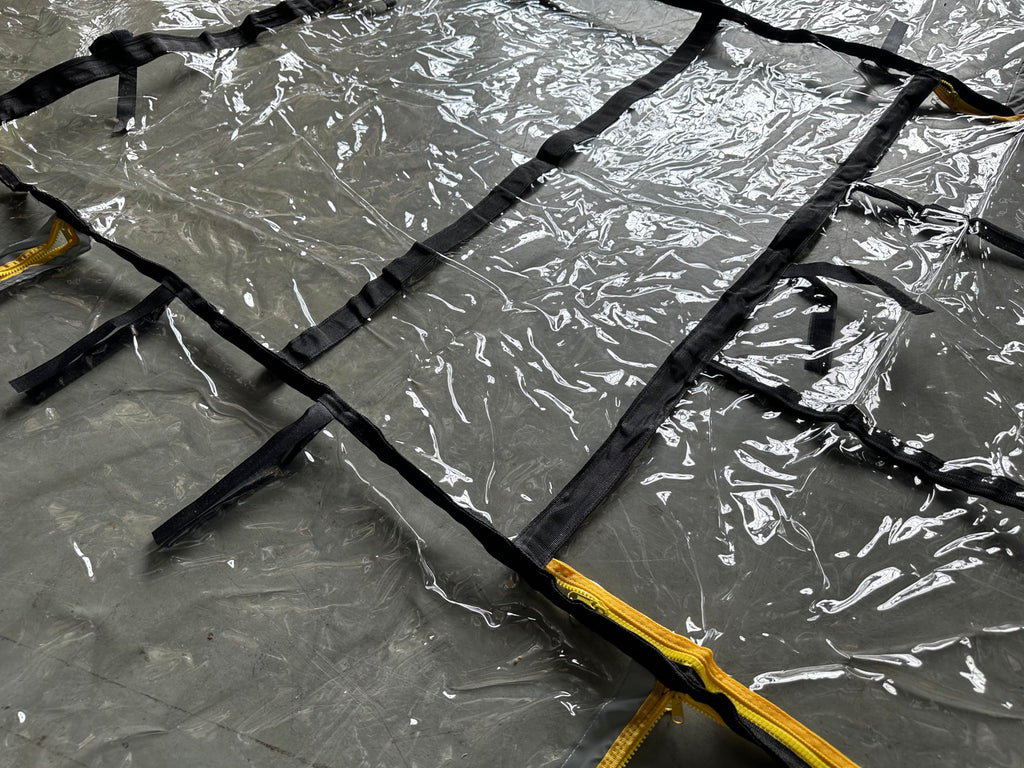 Industrial Forklift Cab Cover, Heavy-Duty PVC Enclosure, Waterproof, Scratch & UV Resistant, Fits Forklifts up to 13,000 lbs, Quick Top Installation