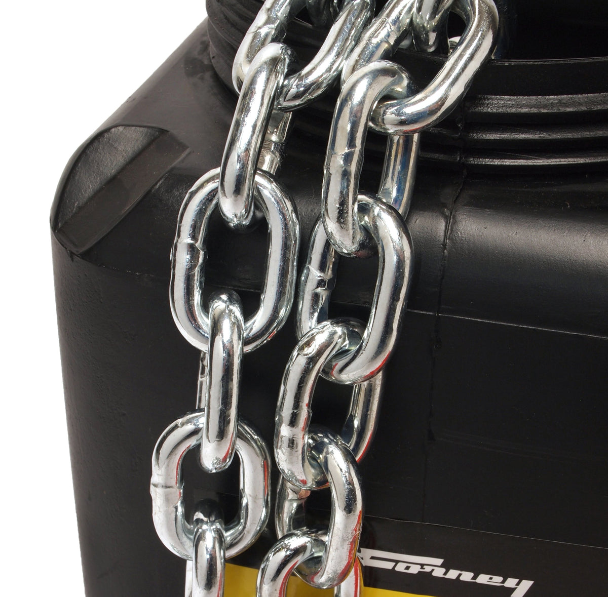 Forney 70411 Proof Coil Chain, Grade 30 Zinc Plated, 1/4-Inch-by-141-Feet