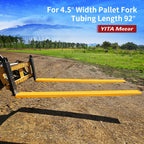 YITAMOTOR 92"x4.5" Forklift Extensions, Heavy Duty Fork Extender Reach