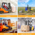 Forklift Extensions 92 Inch Pallet Fork Extensions 4.5 Inch Width