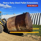 YITAMOTOR 92"x4.5" Forklift Extensions, Heavy Duty Fork Extender Reach