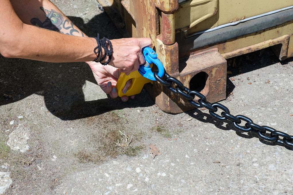 Mytee Products 1/2" x 5' Sea Shipping Container Loading Chain Bridle G100, V-Chain, Cargo, Storage, Moving